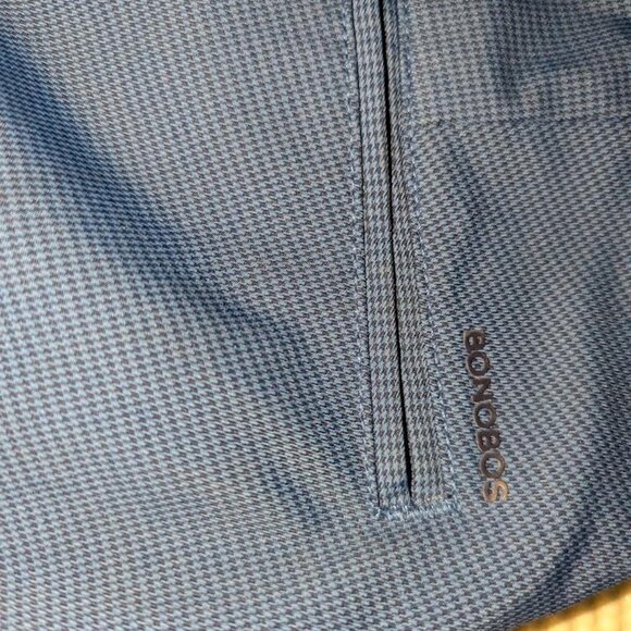 BONOBOS golf mens shorts blue size 32 10" inseam stretch performance - Picture 3 of 4